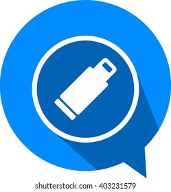 Flat icons usb for Web, Mobile and business