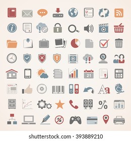 Flat Icons - Web