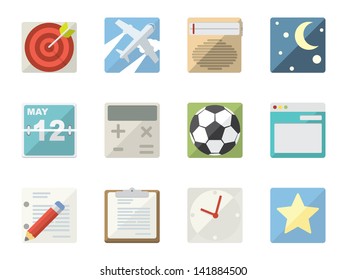  Flat Icons for Web and Mobile Applications