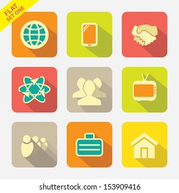 Flat Icons for Web and Mobile Applications