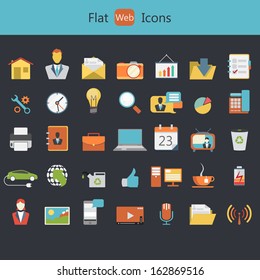  Flat Icons for Web and Mobile Applications