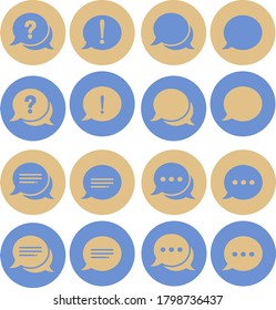 Flat icons for web and mobile applications vector 