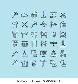 flat icons for web and mobile applications set.