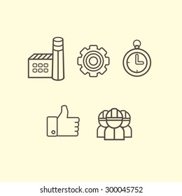 flat icons for website or app