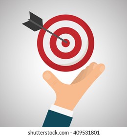 Flat illustration about achievement design