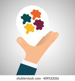 Flat illustration about achievement design