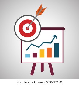 Flat illustration about achievement design
