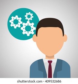 Flat illustration about achievement design