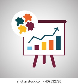 Flat illustration about achievement design