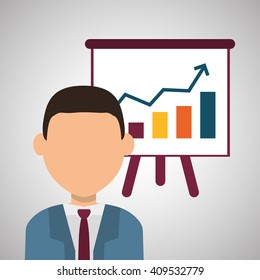 Flat illustration about achievement design