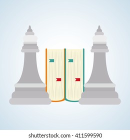 Flat illustration about achievement design