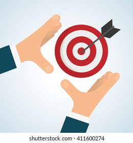 Flat illustration about achievement design