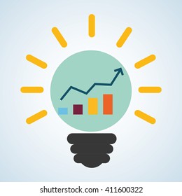 Flat illustration about achievement design