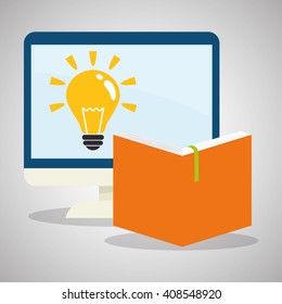 Flat illustration about back to school design