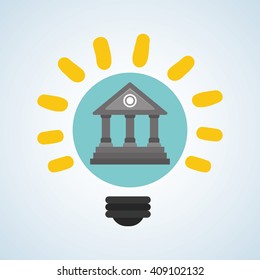 Flat illustration about back to school design, education related