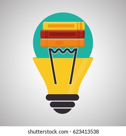 Flat illustration about back to school design