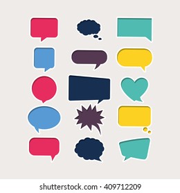 Flat illustration about bubble design 