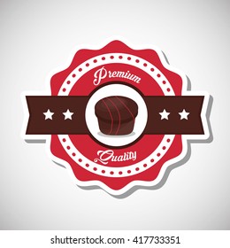 Flat illustration about chocolate design, sweet and delicious