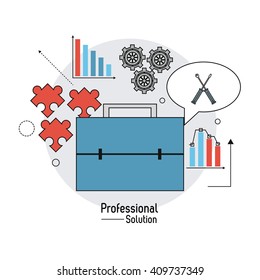 Flat illustration about customer service design 