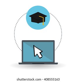Flat illustration about digital marketing design 
