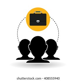 Flat illustration about digital marketing design 