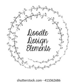 Flat illustration about Doodle design