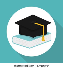 Flat illustration about graduation design 