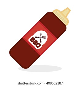 Flat illustration about sauce design 