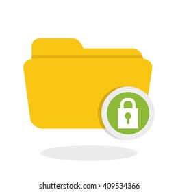 Flat illustration about Security system 