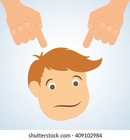 Flat illustration about success design, business related