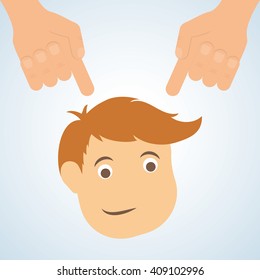 Flat illustration about success design, business related