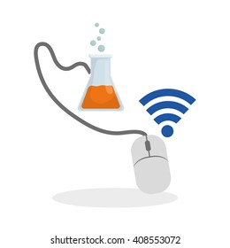 Flat illustration about technology design 