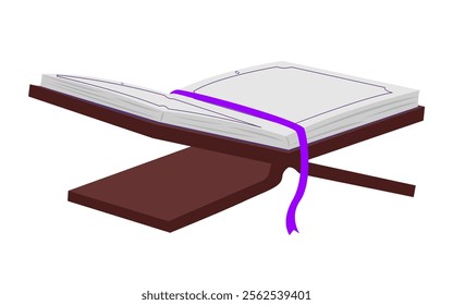 Flat Illustration of Al Quran