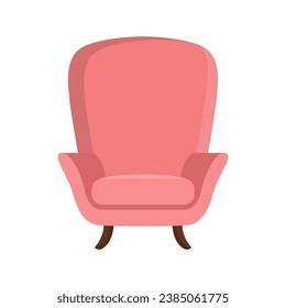 Flat Illustration of an arm chair