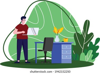 flache Illustration für Ihre Dekoration oder Präsentation