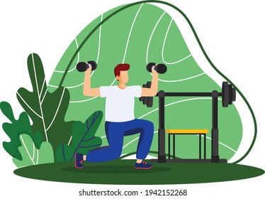 flat illustration asset fo your decoration or presentation
