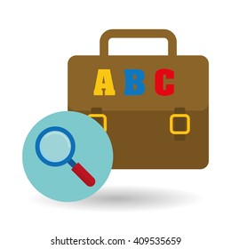 Flat illustration of Back to School design 