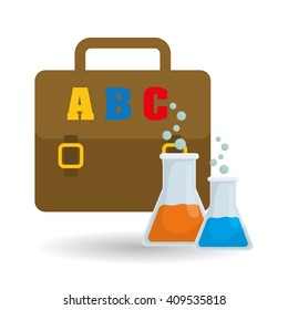 Flat illustration of Back to School design 