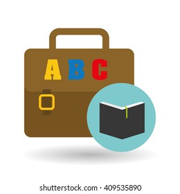Flat illustration of Back to School design 
