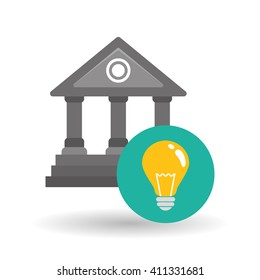 Flat illustration of Back to School design 