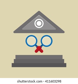 Flat illustration of Back to School design 