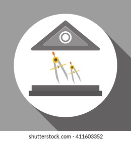 Flat illustration of Back to School design 