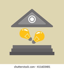 Flat illustration of Back to School design 
