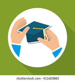 Flat illustration of Back to School design 