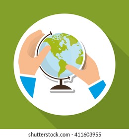 Flat illustration of Back to School design 