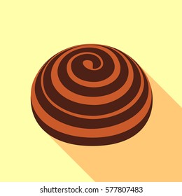 Flat illustration of bakery vector icon for web