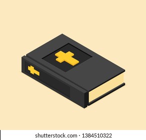 Flat illustration of bible vector