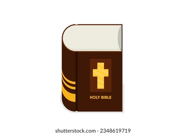 Flat illustration of bible vector