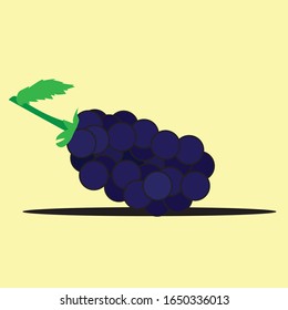 Ilustración plana. Fruta arenosa aislada en el fondo. Adecuado para papel pintado, banner, Ilustración de libro infantil, invitación de tarjeta, volante, diseño web. Comida saludable.