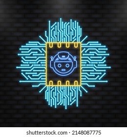 Ilustración plana con bot azul. La ayuda del cliente ayuda a ofrecer una ilustración vectorial plana.
